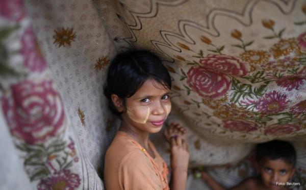 Potret Gadis-Gadis pada Kamp Pengungsi Rohingya di Bangladesh