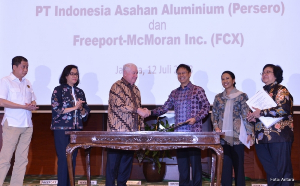 Divestasi Saham PT Inalum di PT Freeport Indonesia Akhirnya Disepakati Sebesar 51%