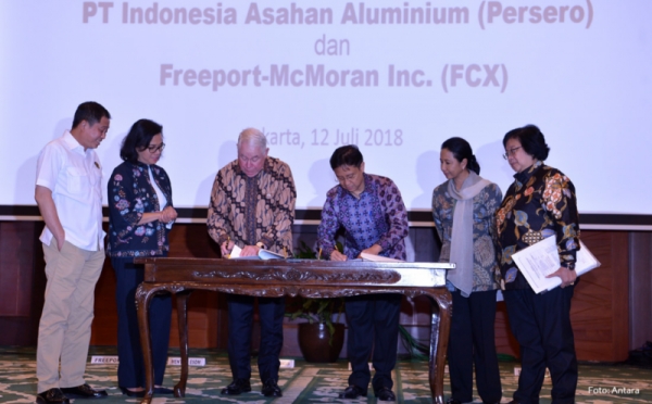 Divestasi Saham PT Inalum di PT Freeport Indonesia Akhirnya Disepakati Sebesar 51%
