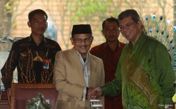 BJ Habibie Terima Menlu Malaysia Dato Saifuddin Abdullah
