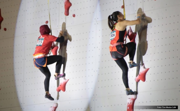 Lewat Panjat Tebing, Aries Susanti Sumbang Emas ke-8 Indonesia di Asian Games 2018
