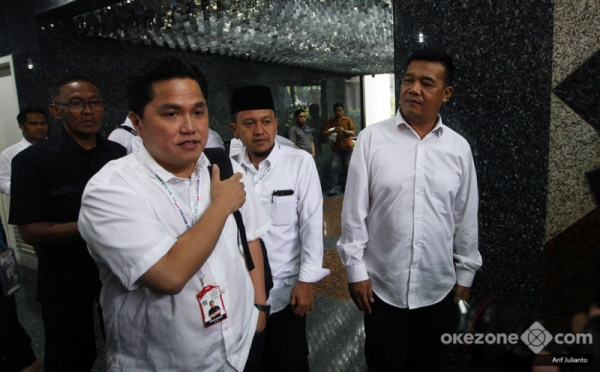 Bertempat di Gedung HighEnd, Erick Thohir Pimpin Rapat Perdana Tim Jokowi-Ma'ruf Amin