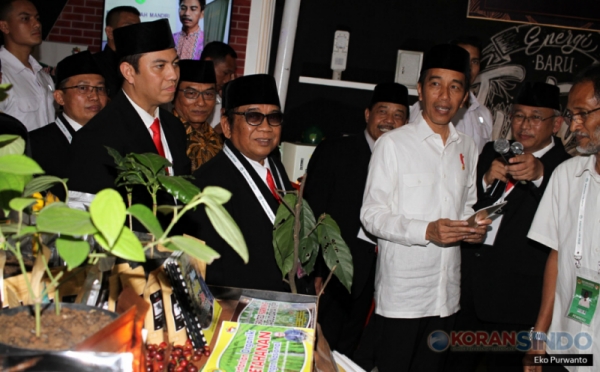 Presiden Jokowi Buka Rakernas LDII 2018 di Ponpes Minhaajurrosyidiin