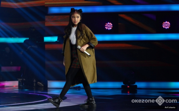 Tampil Memukau, Anneth Dapat 4 Standing Applause Juri Idol Junior