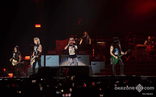 Usai Tampil di Meksiko, Guns N Roses Guncang Jakarta