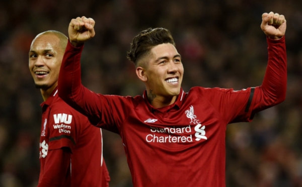 Firmino Cetak Hattrick, Liverpool Hancurkan Arsenal di Anfield