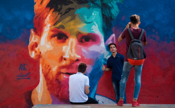 Mural Striker Terbaik Dunia dari Messi hingga Mbappe 0 