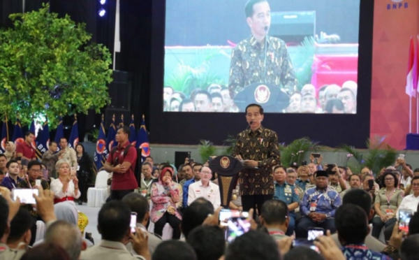 Presiden Jokowi Buka Rakornas BNPB-BPBD se-Indonesia 