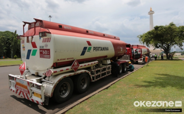 Penampakan 2 Mobil Tangki Pertamina Pascapembajakan di