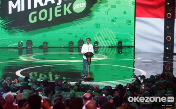 Presiden Jokowi Temui Bos GOJEK di Mitra Juara GOJEK