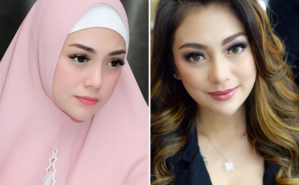 Pesona Cantiknya Celine Evangelista Berbalut Hijab