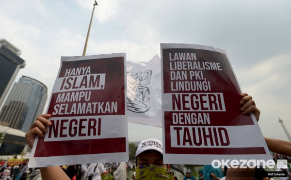 Massa Mujahid 212 Gelar Aksi Selamatkan NKRI 