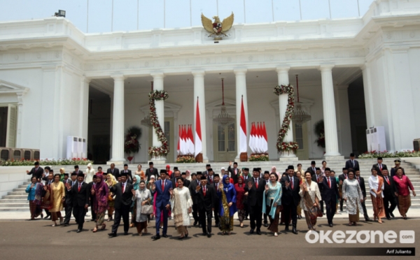 Presiden Lantik Para Menteri Kabinet Indonesia Maju