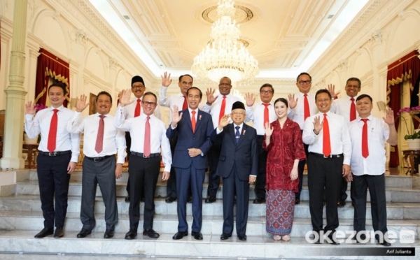 Presiden Jokowi Perkenalkan Para Wakil Menteri Kabinet Indonesia Maju