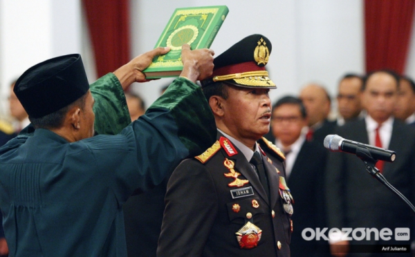 Jenderal Pol Idham Aziz Resmi Jabat Kapolri