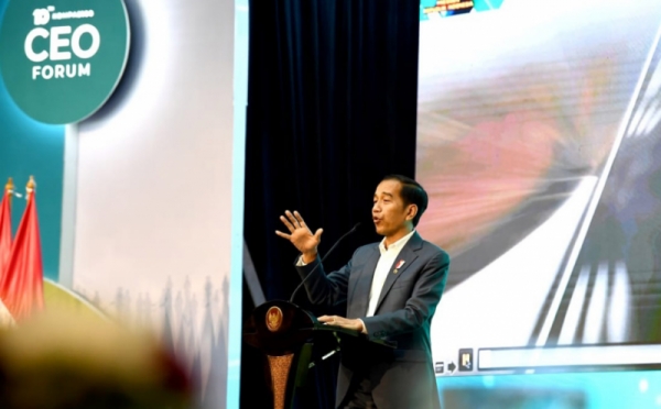 CEO Forum, Presiden Jokowi Jelaskan Cara Tingkatkan Devisa