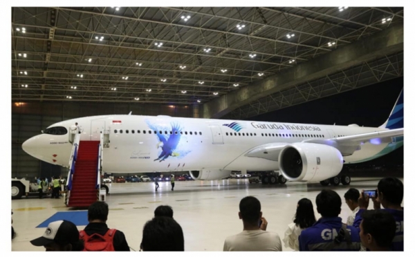 Melihat Lebih Dekat Pesawat Garuda Indonesia Airbus A330-900 NEO