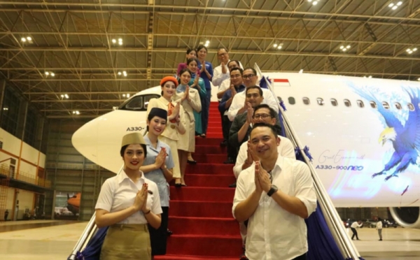 Melihat Lebih Dekat Pesawat Garuda Indonesia Airbus A330-900 NEO