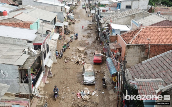 Bak Tsunami, Kondisi Perumahan Pondok Gede Permai usai Banjir