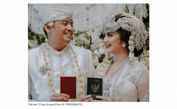 Tiwi Eks T2 Resmi Menikah Lagi