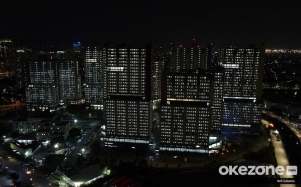 Foto Udara Suasana Rumah  Sakit  Darurat Covid 19 Wisma  