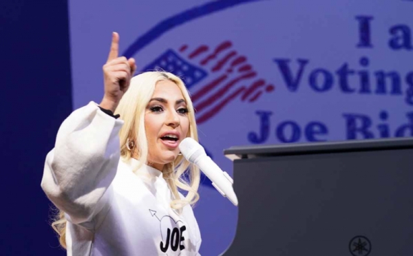 Lady Gaga Hibur Pendukung Joe Biden
