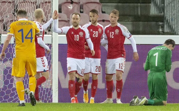 Denmark Libas Moldova Tanpa Ampun 8-0 0 : Foto Okezone Foto