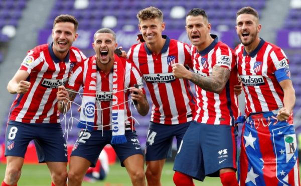 Ekspresi Pemain Atletico Madrid Usai Memastikan Juara Liga ...