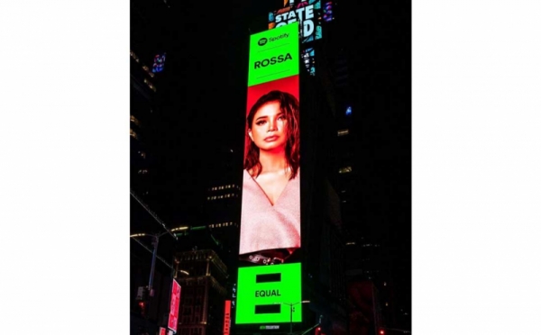 Setelah Raisa, Kini Rosa hingga Nadin amizah Wajahnya Terpampang di Times Square New York 0 : Foto Okezone Foto - Vimarsana News