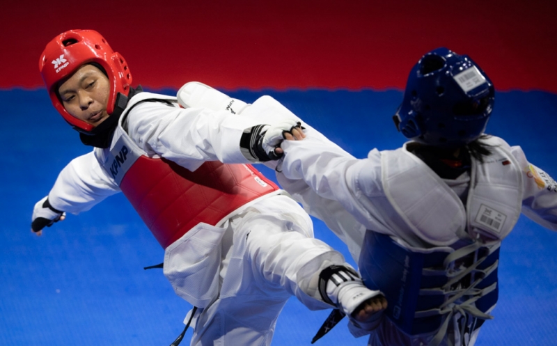 Medali Emas Permata di Cabang Olahraga Taekwondo Putri