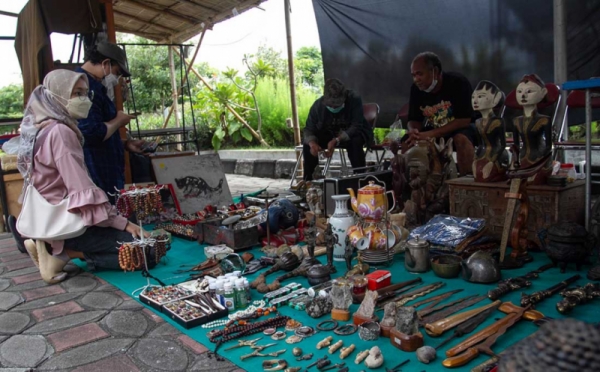 Pasar Kangen Di Yogyakarta Dibuka Kembali 0 : Foto Okezone Foto