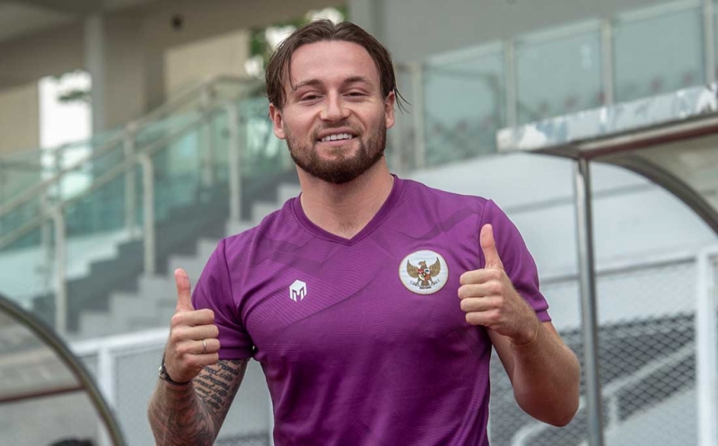 Potret Marc Klok Latihan Bersama Timnas U-23 Jelang SEA Games 2021 di Vietnam