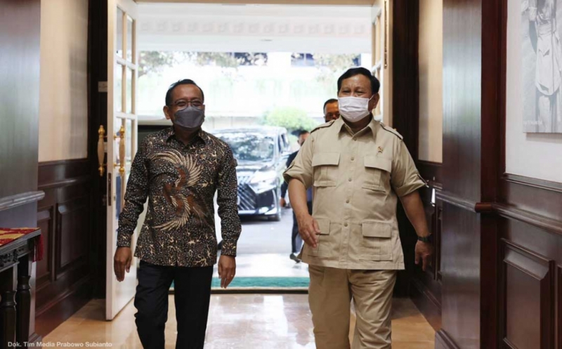 Prabowo dan Pratikno Duduk Satu Meja, Tukar Pikiran tentang Tantangan Global