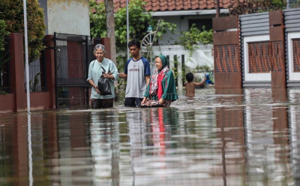 Perumahan Pondok Tirta Mandala Depok Tergenang Banjir 0 : Foto Okezone Foto