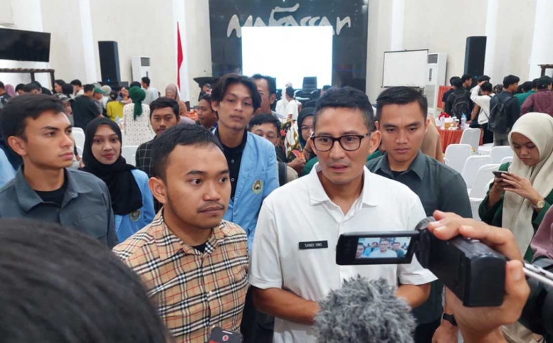 Solusikan Keresahan Kalangan Muda Makassar, Sandiaga Uno: Jawabannya Kegerus