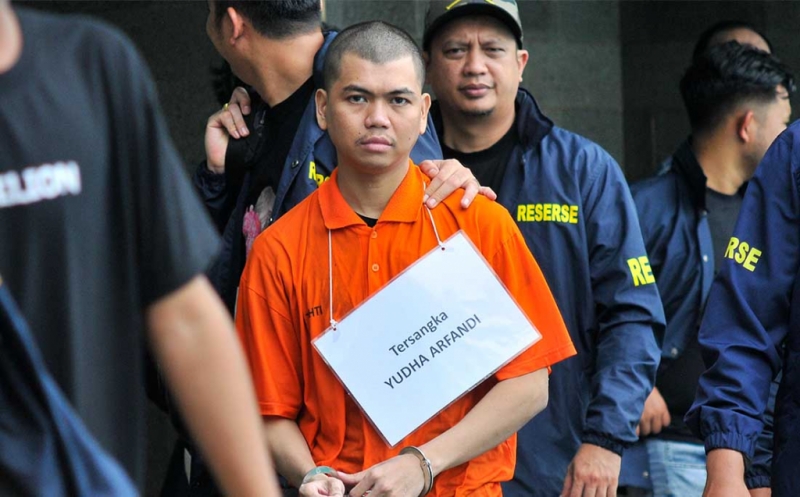 Tersangka Yudha Arfandhi Jalani Rekonstruksi Kematian Anak Tamara Tyasmara