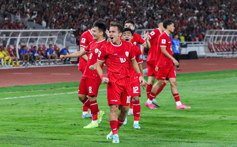 Selebrasi Egy Maulana Vikri Jebol Gawang Vietnam. (Foto: Aldhi Chandra/Okezone)