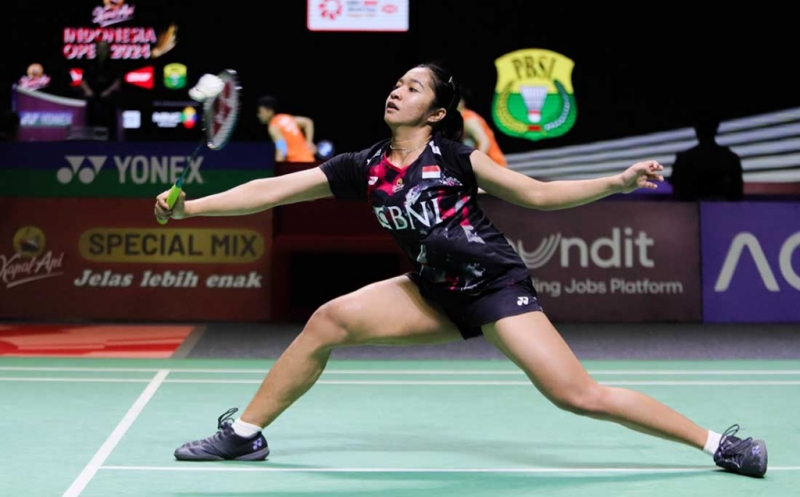 Ester Nurumi Kalahkan Tunggal Putri Jepang di Indonesia Open