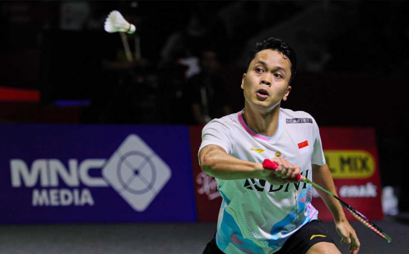 Anthony Ginting Tersingkir dari Indonesia Open 2024