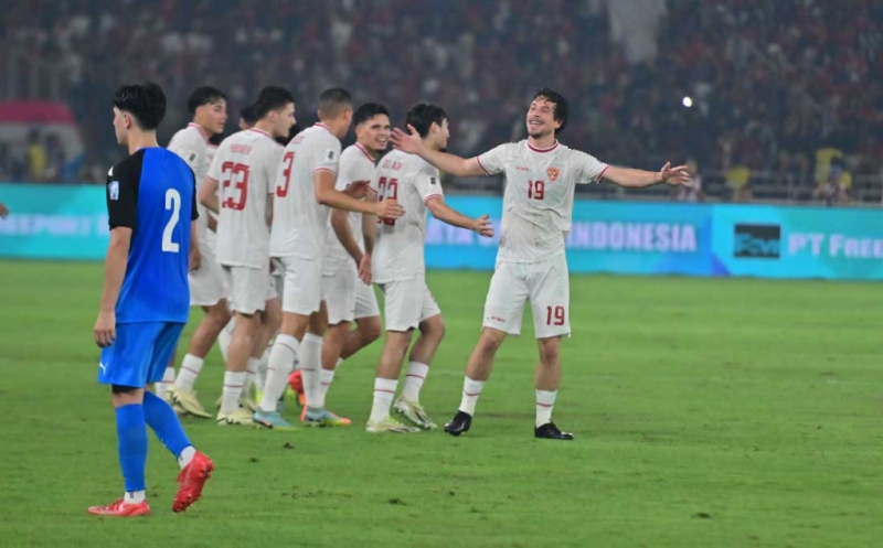 Selebrasi Thom Haye Cetak Gol ke Gawang Filipina