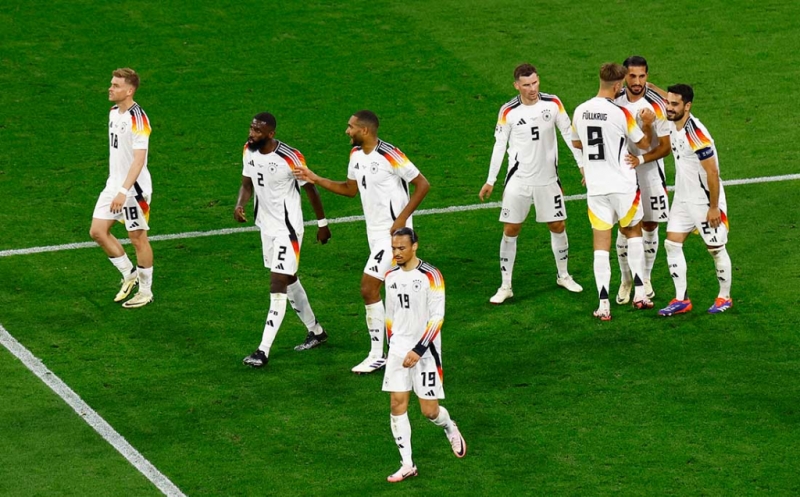 Selebrasi Pemain Timnas Jerman Menang Telak Atas Timnas Skotlandia