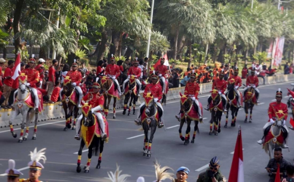 Kirab Bendera Pusaka Merah Putih dan Naskah Teks Proklamasi