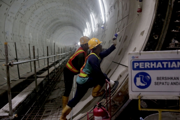 Pembangunan MRT Fase 2A Thamrin-Kota: Progres Melampaui Target, Capai 42,97%