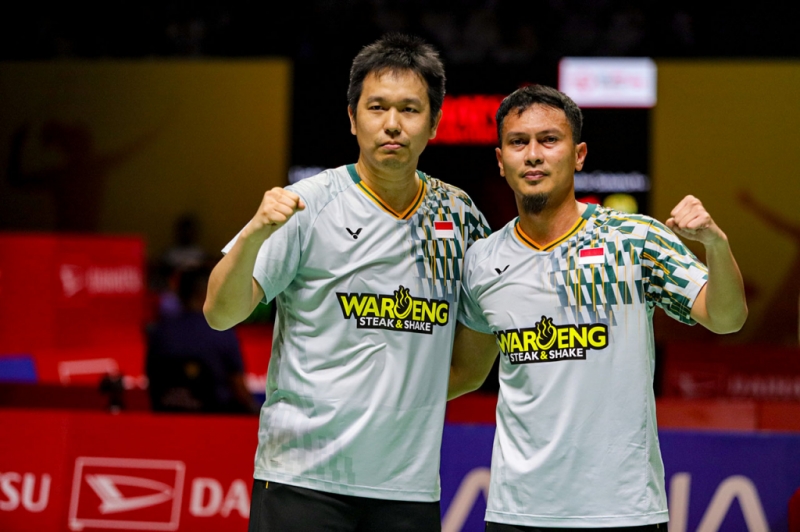Momen Haru Ahsan/Hendra di Laga Terakhir Indonesia Masters 2025