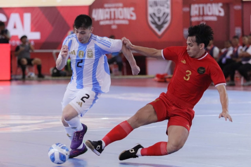 Timnas Futsal Indonesia Tumbang 2-4 dari Argentina di Indonesia Futsal 4 Nations 2025