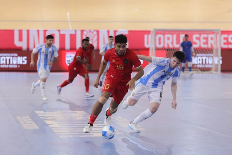 Timnas Futsal Indonesia Tumbang 2-4 dari Argentina di Indonesia Futsal 4 Nations 2025