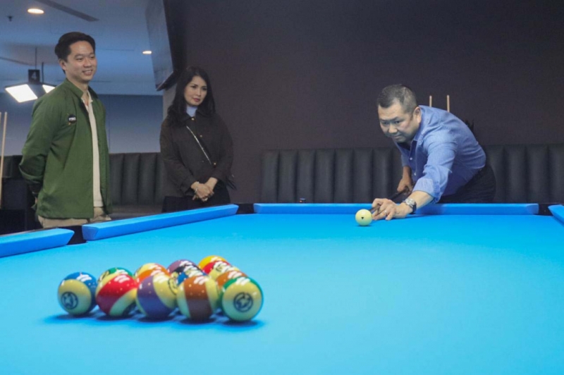 Ketum POBSI Hary Tanoesoedibjo Resmi Buka Pro Billiard Center