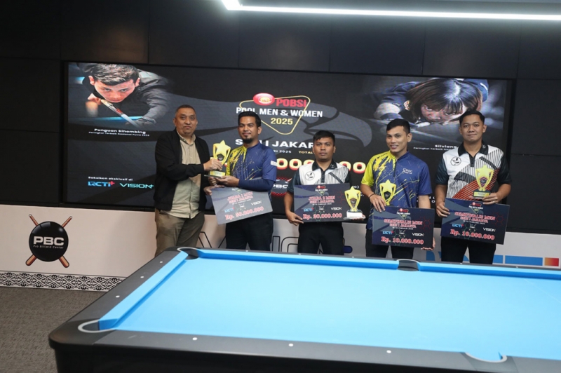Hasil Final Putra POBSI Pool Men & Women 2025: Jefry Zen Kunci Gelar Juara