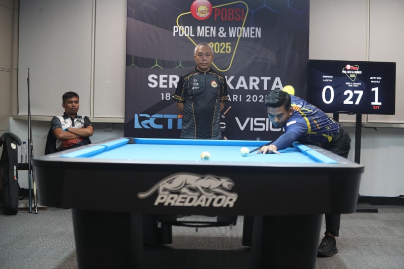 Hasil Final Putra POBSI Pool Men & Women 2025: Jefry Zen Kunci Gelar Juara