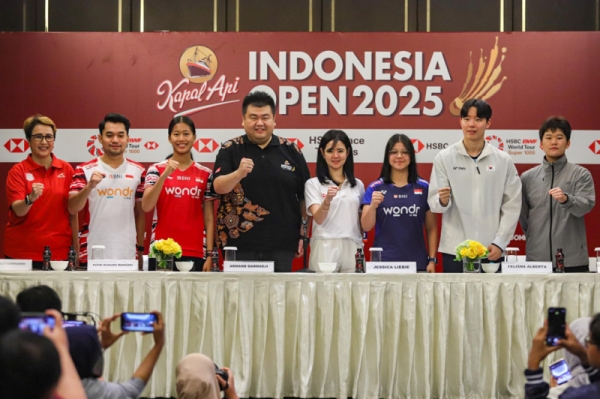 Indonesia Open 2025 Berlangsung di Istora Senayan